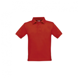 SHORT SLEEVED POLO / KIDS RED