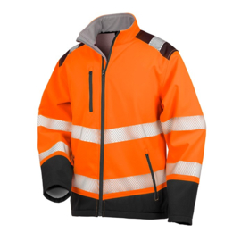 Hi-Vis Ripstop Safety Softshell Jacket