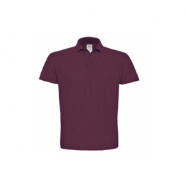 SHORT SLEEVED PIQUÉ POLO SHIRT / MEN WINE