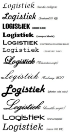 WEGWIJS STICKER / LOGISTIEK
