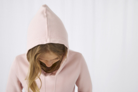 ORGANIC HOODIE /WOMEN SOFT ROSE