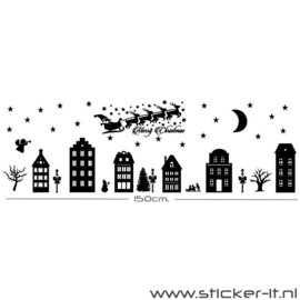 Kerstmis raamsticker