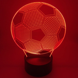 3D Voetbal nachtlamp