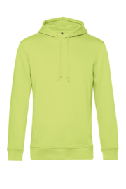 ORGANIC HOODIE /MEN LIME