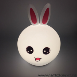 3D meisjes konijn nachtlampje
