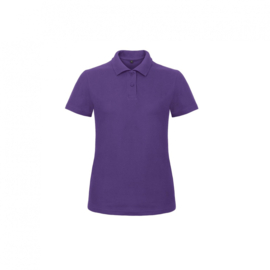 SHORT SLEEVED PIQUÉ POLO SHIRT / WOMEN PURPLE