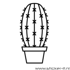 Cactus muursticker BD056