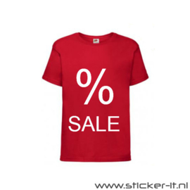 PROMOTIE KLEDING ETALAGE WINKEL / T-SHIRT KIDS SALE ES031