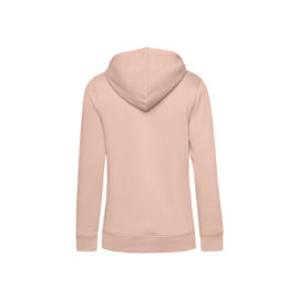 ORGANIC HOODIE /WOMEN SOFT ROSE