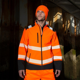 Hi-Vis Ripstop Safety Softshell Jacket