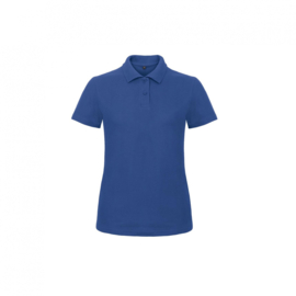 SHORT SLEEVED PIQUÉ POLO SHIRT / WOMEN ROYAL BLUE