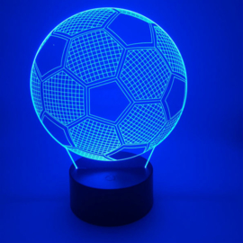 3D Voetbal nachtlamp