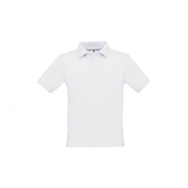 SHORT SLEEVED POLO / KIDS WHITE