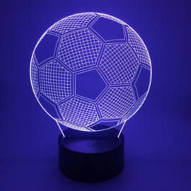 3D Voetbal nachtlamp
