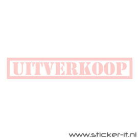 WINKELSTICKER - ETALAGESTICKER / UITVERKOOP STICKER ES024