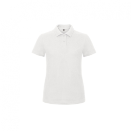 SHORT SLEEVED PIQUÉ POLO SHIRT / WOMEN WHITE