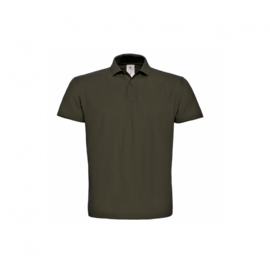 SHORT SLEEVED PIQUÉ POLO SHIRT / MEN BROWN