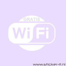 WINKELSTICKER - ETALAGESTICKER / GRATIS WIFI ES006