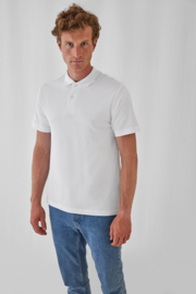 SHORT SLEEVED PIQUÉ POLO SHIRT / MEN WHITE