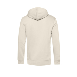 ORGANIC ZIPPED HOODIE /MEN OFF WHITE