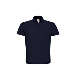 SHORT SLEEVED PIQUÉ POLO SHIRT / MEN NAVY