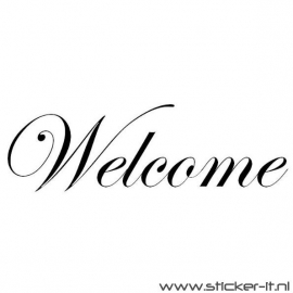 Welcome (div. lettertypen, afmetingen en kleuren)
