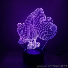 3D Doggy nachtlamp