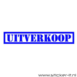 WINKELSTICKER - ETALAGESTICKER / UITVERKOOP STICKER ES024