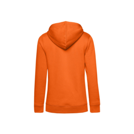 ORGANIC HOODIE /WOMEN PURE ORANGE