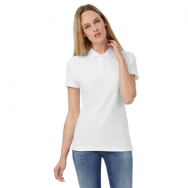 SHORT SLEEVED PIQUÉ POLO SHIRT / WOMEN SAND