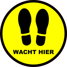 SAFETY STICKER / WACHT HIER CR005