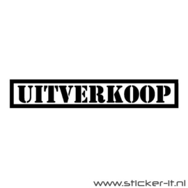 WINKELSTICKER - ETALAGESTICKER / UITVERKOOP STICKER ES024