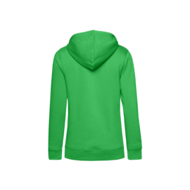 ORGANIC HOODIE /WOMEN APPLE GREEN