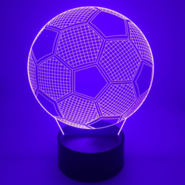 3D Voetbal nachtlamp