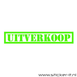 WINKELSTICKER - ETALAGESTICKER / UITVERKOOP STICKER ES024