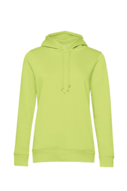 ORGANIC HOODIE /WOMEN LIME