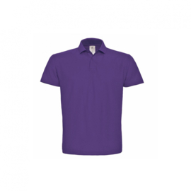 SHORT SLEEVED PIQUÉ POLO SHIRT / MEN PURPLE