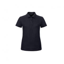 SHORT SLEEVED PIQUÉ POLO SHIRT / WOMEN NAVY