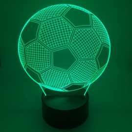 3D Voetbal nachtlamp