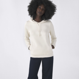 ORGANIC HOODIE /WOMEN WHITE