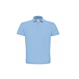 SHORT SLEEVED PIQUÉ POLO SHIRT / MEN LIGHT BLUE