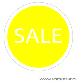 WINKELSTICKER - ETALAGESTICKER / SALE STICKER ROND ES033