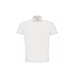 SHORT SLEEVED PIQUÉ POLO SHIRT / MEN WHITE