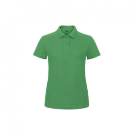 SHORT SLEEVED PIQUÉ POLO SHIRT / WOMEN KELLY GREEN