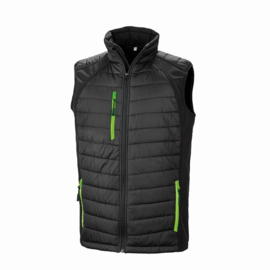 Black Compass Padded Softshell Gilet