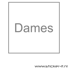 Dames vierkant WC041