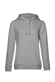 ORGANIC HOODIE /WOMEN HEATHER GREY