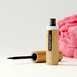ZAO Bamboo Eyeliner brush tip 070 Black intense