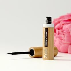 ZAO Bamboo Eyeliner brush tip 070 Black intense