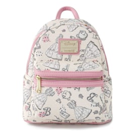 Loungefly Disney Beauty and the Beast Creme Backpack
